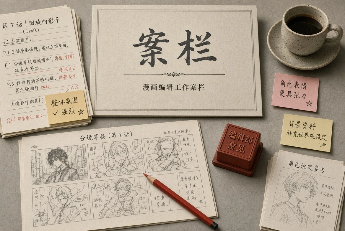 案栏编辑方法